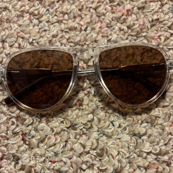 Transparent Brown Sunglasses Prive Revaux the Baron 2nd - Picture 1 of 8